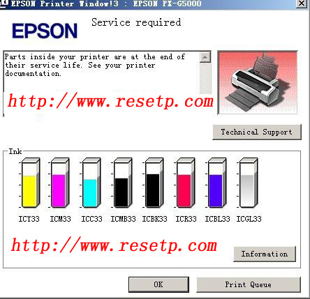 Epson sx230 reset.rar