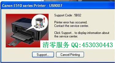 This error message is the need to reset